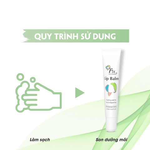 SON DƯỠNG MÔI LIP BALM -FIXDERMA ( TUÝP 15ML)