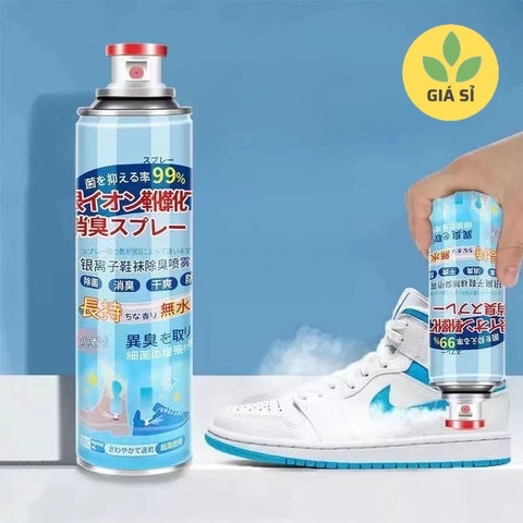 XỊT KHỬ MÙI GIÀY 260ML MÀU HỒNG/XANH - SU
