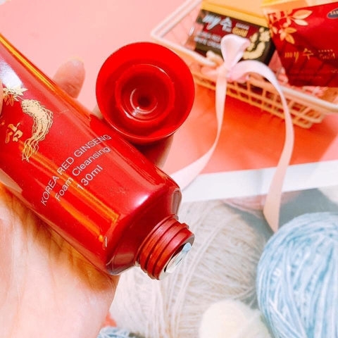 SỮA RỬA MẶT SÂM ĐỎ 130ML LÀM SẠCH MỀM MỊN TRẮNG DA AD574 - ÁNH DƯƠNG