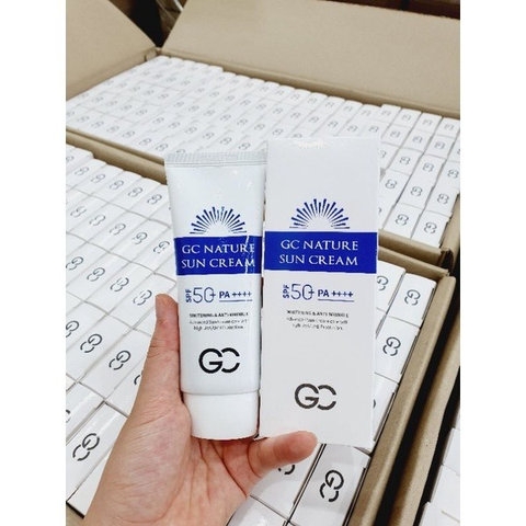 KEM CHỐNG NẮNG GC NATURE SUN CREAM SPF 50+ PA++++ HÀN QUỐC CHÍNH HÃNG 60ML - GDN