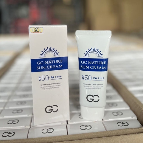 KEM CHỐNG NẮNG GC NATURE SUN CREAM SPF 50+ PA++++ HÀN QUỐC CHÍNH HÃNG 60ML - GDN