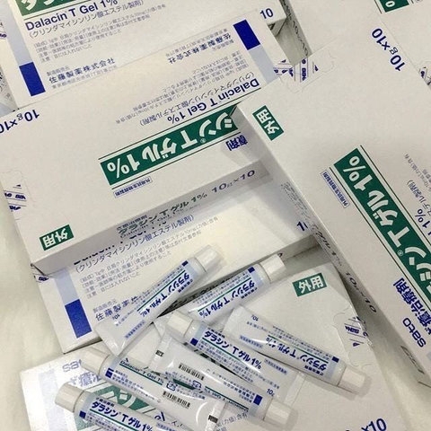 KEM TRỊ MỤN NHẬT BẢN DALACIN T GEL 1% - HGS