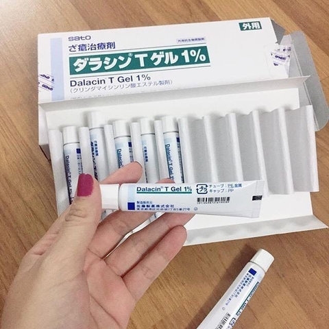 KEM TRỊ MỤN NHẬT BẢN DALACIN T GEL 1% - HGS