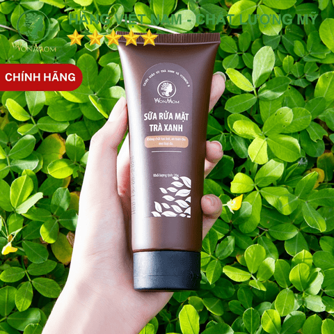 SỮA RỬA MẶT TRÀ XANH NGĂN NGỪA MỤN, SÁNG DA WONMOM 70G