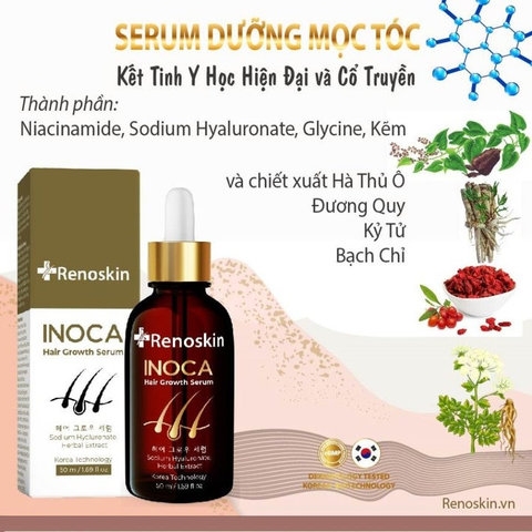 COMBO TẮM TRẮNG TẶNG SERUM GIẢM RỤNG TÓC INOCA