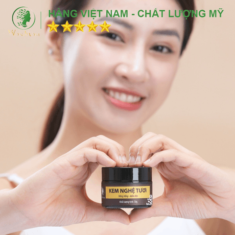 KEM NGHỆ TƯƠI TRẮNG DA, SẠCH NÁM WONMOM 50G