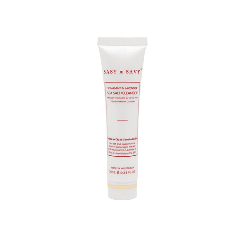 SỮA RỬA MẶT TẠO BỌT SẠCH SÂU DA THUẦN CHAY HỮU CƠ SPEARMINT N LAVENDER SEA SALT CLEANSER - SASY N SAVY