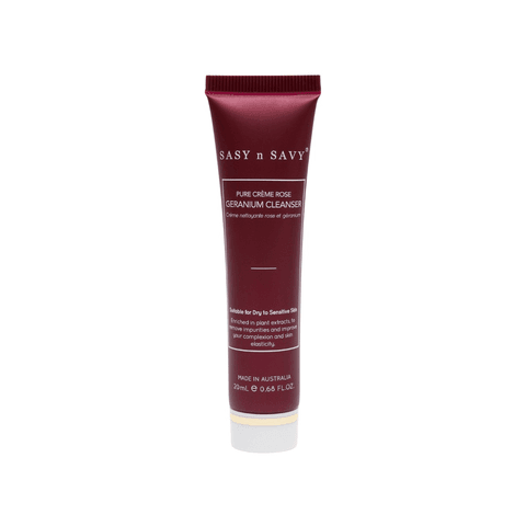 SỮA RỬA MẶT DỊU NHẸ SẠCH SÂU THUẦN CHAY HỮU CƠ PURE CREME ROSE GERANIUM CLEANER - SASY N SAVY