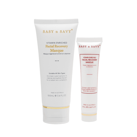 MẶT NẠ CẤP ẨM PHỤC HỒI THUẦN CHAY HỮU CƠ VITAMIN ENRICHED FACIAL RECOVERY MASQUE - SASY N SAVY