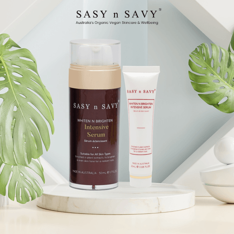 TINH CHẤT DƯỠNG DA TRẺ HÓA THUẦN CHAY HỮU CƠ SASY N SAVY VITAMIN ENRICH REJUVENATION SERUM 50ML