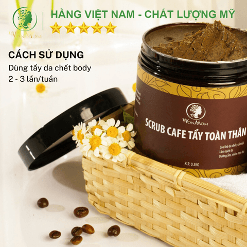 BỘ DƯỠNG TRẮNG HỒNG DA TOÀN THÂN WONMON (KEM SỮA NGHỆ + SCRUB CAFE TẨY TẾ BÀO CHẾT)