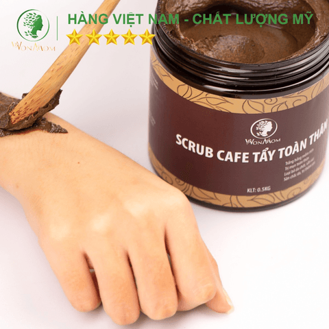 BỘ DƯỠNG TRẮNG HỒNG DA TOÀN THÂN WONMON (KEM SỮA NGHỆ + SCRUB CAFE TẨY TẾ BÀO CHẾT)