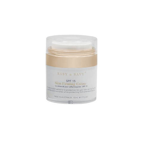 KEM DƯỠNG MẶT BAN NGÀY CHỐNG NẮNG DA THUẦN CHAY HỮU CƠ SASY N SAVY SPF 15 SKIN FIRMING CRÈME SASY N SAVY