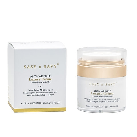 KEM DƯỠNG NGĂN NGỪA NẾP NHĂN THUẦN CHAY HỮU CƠ SASY N SAVY ANTI-WRINKLE LUXURY CRÈME - SASY N SAVY