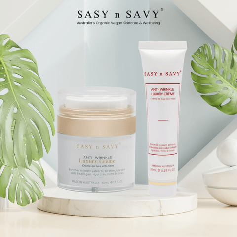 KEM DƯỠNG NGĂN NGỪA NẾP NHĂN THUẦN CHAY HỮU CƠ SASY N SAVY ANTI-WRINKLE LUXURY CRÈME - SASY N SAVY