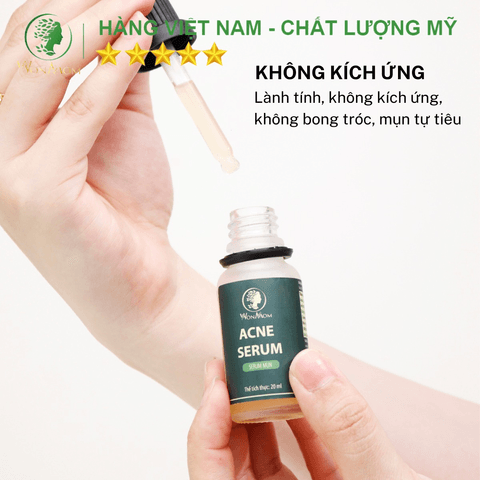 BỘ TRẮNG DA, SẠCH MỤN WONMOM ( 1 KEM CẤP ẨM + 1 SERUMM MỤN )