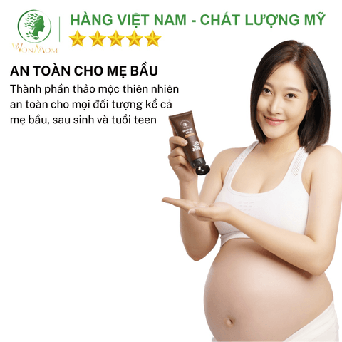 BỘ DƯỠNG DA MẶT ORGANIC, LÀM SẠCH DA, NGĂN NGỪA MỤN, TRẮNG SÁNG DA MẶT WONMOM (1 SỮA RỬA MẶT + 1 SERUM VITAMIN C)
