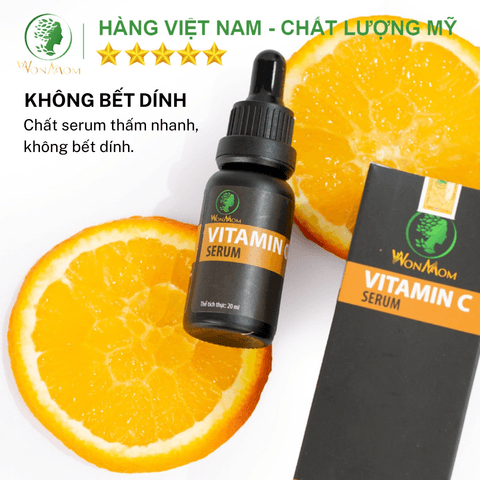 BỘ DƯỠNG DA MẶT ORGANIC, LÀM SẠCH DA, NGĂN NGỪA MỤN, TRẮNG SÁNG DA MẶT WONMOM (1 SỮA RỬA MẶT + 1 SERUM VITAMIN C)