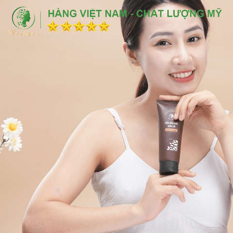 BỘ DƯỠNG DA MẶT ORGANIC, LÀM SẠCH DA, NGĂN NGỪA MỤN, TRẮNG SÁNG DA MẶT WONMOM (1 SỮA RỬA MẶT + 1 SERUM VITAMIN C)