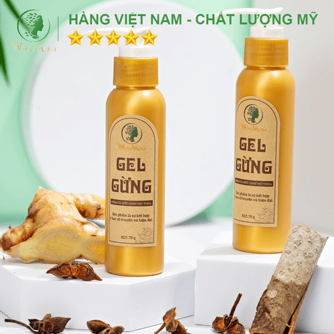 COMBO HỒI XUÂN CHO MẸ WONMON (GEL GỪNG GIẢM EO + THẢO MỘC XÔNG VÙNG KÍN)