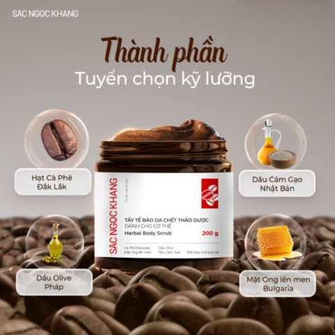 TẨY TẾ BÀO CHẾT DA MẶT TẶNG TẨY TẾ BÀO CHẾT BODY (MUA 1 TẶNG 1) - SẮC NGỌC KHANG