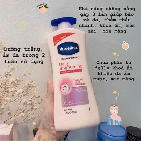 SỮA DƯỠNG THỂ VASELINE 725ML CHÍNH HÃNG - SILVER