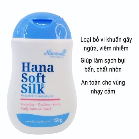 DUNG DỊCH VỆ SINH HANA SOFT&SILK 150G - HGS