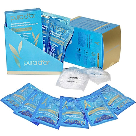 MẶT NẠ Ủ TÓC 1 HỘP 8 GÓI ORGANIC PHỤC HỒI DƯỠNG ẨM CHUYÊN SÂU CHO TÓC KHÔ XƠ PURA DOR