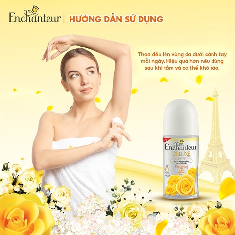 COMBO 3 LĂN KHỬ MÙI CHARMING 50ML/ CHAI + TẶNG LĂN CHARMING 25ML