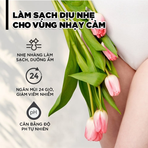 DUNG DỊCH VỆ SINH PHỤ NỮ LA ELLE 3IN1 HƯƠNG THƠM DỊU NHẸ DÒNG CAO CẤP 350G CHIẾT XUẤT TỰ NHIÊN BẰNG CÔNG NGHỆ EU-NANO HỖ TRỢ LÀM SẠCH, DƯỠNG ẨM, KHỬ MÙI, CÂN BẰNG PH