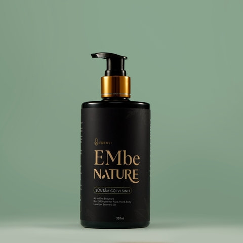SỮA TẮM GỘI VI SINH EMBENATURE 320ML TINH DẦU HỒNG NHÀI