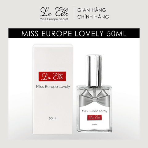 1 CHAI - 50ML] NƯỚC HOA NỮ LA ELLE LOVELY EAU DE PARFUM HƯƠNG THƠM ĐÁNG YÊU, NHẸ NHÀNG, TINH TẾ
