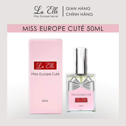 1 CHAI - 50ML] NƯỚC HOA NỮ LA ELLE CUTE EAU DE PARFUM HƯƠNG THƠM TRẺ TRUNG, THƠ MỘNG, TƯƠI MÁT