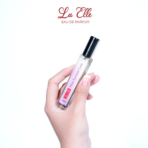 COMBO 3 CHAI 10ML] NƯỚC HOA NỮ LA ELLE EAU DE PARFUM MISS EUROPE CUTE - LOVELY - SECRET HƯƠNG THƠM TINH TẾ, SANG TRỌNG