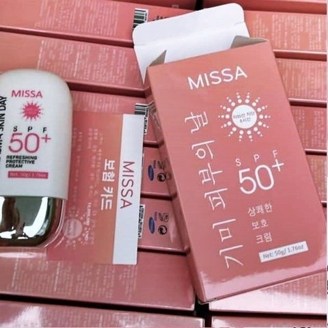 KEM CHỐNG NẮNG MISA KIỀM DẦU, NÂNG TONE, CHỐNG NẮNG 50G - GDN