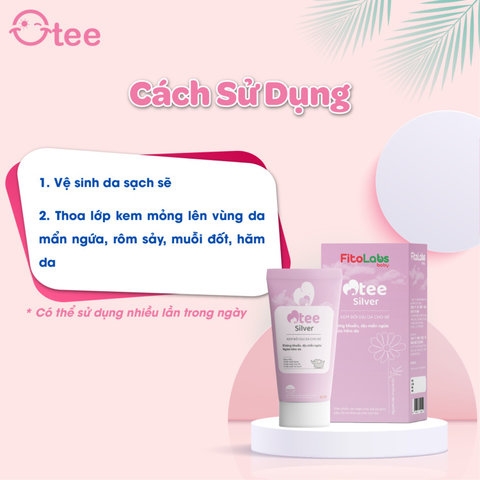 KEM BÔI DA OTEE SILVER - GIẢM HĂM NGỨA, KHÁNG KHUẨN