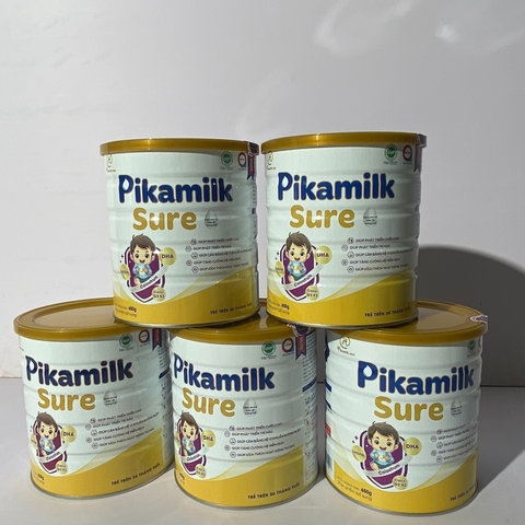 COMBO 5 HỘP]SỮA PIKAMILK SURE PHÁT TRIỂN CHIỀU CAO, NÃO BỘ, TĂNG CƯỜNG HỆ MIỄN DỊCH CHO BÉ TRÊN 36 THÁNG TUỔI-PIKAMILK