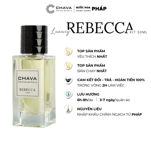 NƯỚC HOA NỮ LUXURY REBECCA 50ML PHONG CÁCH XỊT - CHAVA