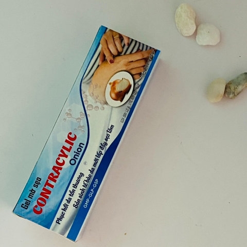GEL MỜ SẸO CONTRACYLIC ONION 10G GIÚP MAU LIỀN SẸO, SÁNG DA - BIDOPHARMA USA