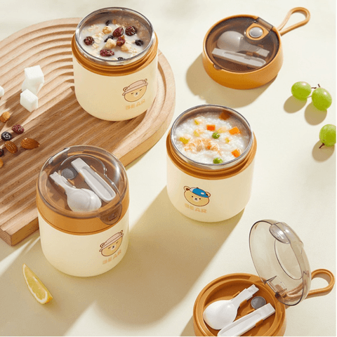 CA Ủ CHÁO GIỮ NHIỆT GẤU BEAR 530ML - SU