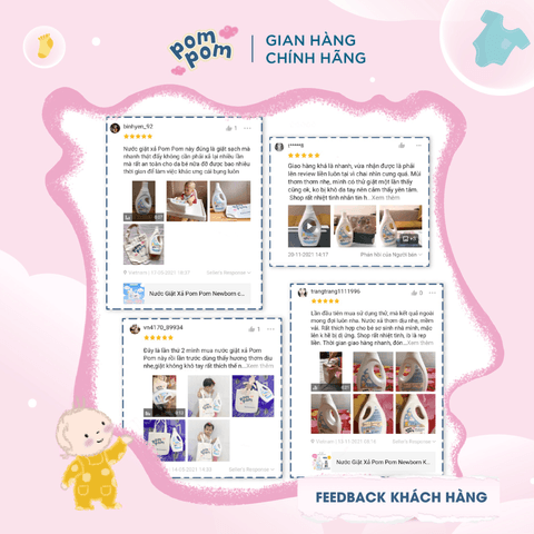 2 THÙNG 8 TÚI 1.2L] - DÀNH CHO BÉ SƠ SINH - GEL GIẶT XẢ ĐẬM ĐẶC 2IN1