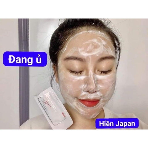 HỘP 50 GÓI Ủ TRẮNG NHAU THAI NHẬT BẢN DƯỠNG ẨM, TRẮNG DA, MỜ THÂM NÁM, SE KHÍT LỖ CHÂN LÔNG - GDN