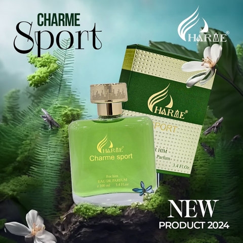 NƯỚC HOA NAM CHARME SPORT 100ML LƯU HƯƠNG LÂU PHONG CÁCH MẠNH MẼ, NAM TÍNH