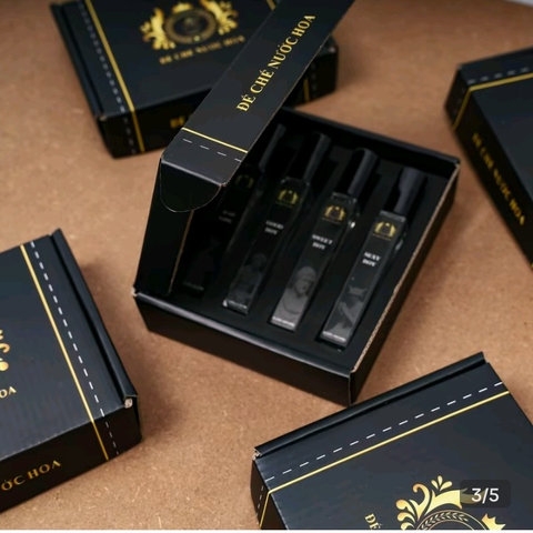 HỘP 4 NƯỚC HOA NAM NỮ LƯU HƯƠNG 10 TIẾNG YVY111_ TRIỆU VY STORE