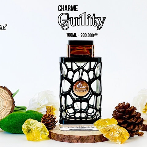 NƯỚC HOA NAM CHARME GUILITY 2024 100ML LƯU HƯƠNG LÂU PHONG CÁCH THANH LỊCH, TƯƠI MÁT