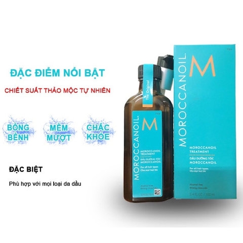 TINH DẦU DƯỠNG TÓC CAO CẤP MOROCANOLL TREATMENT ORLGLNAL DƯỠNG ẨM, PHỤC HỒI TÓC HƯ TỔN 100ML - GDN