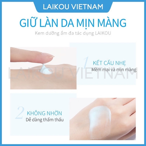 KEM DƯỠNG ẨM TRẮNG DA CHỐNG NHĂN LAIKOU MOISTURIZING CREAM 50G