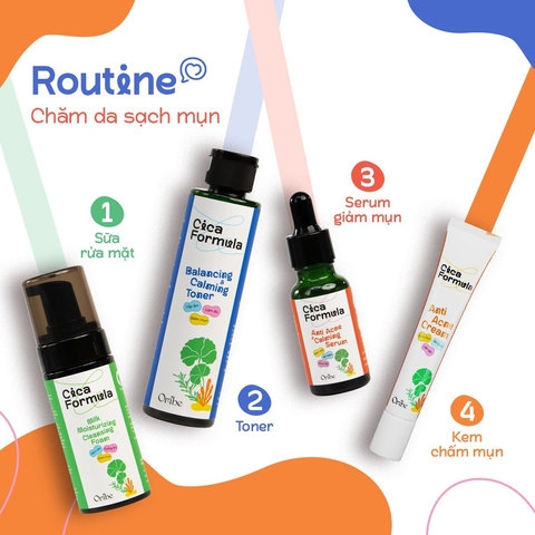 KEM CHẤM MỤN RAU MÁ ORIBE CICA FORMULA NGỪA THÂM LÀM MỜ SẸO MỤN 20G