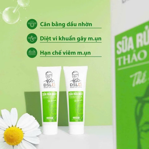 SỮA RỬA MẶT THẢO DƯỢC THẾ HỆ MỚI 120G - DSL