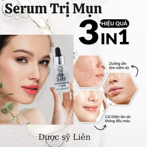 SERUM MỤN THẢO DƯỢC THẾ HỆ MỚI 15G - DƯỢC SĨ LIÊN